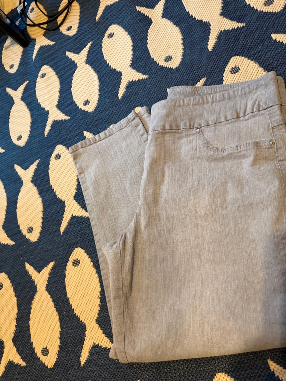 Women’s Casual Stretch Linen-Blend Pants - Gray